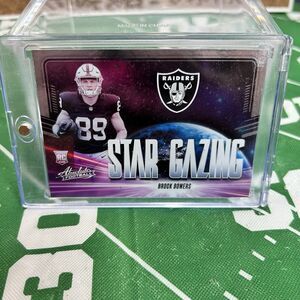 2024 Absolute Star Gazing Star Gazing #SG-BBS Brock Bowers Rookie Card